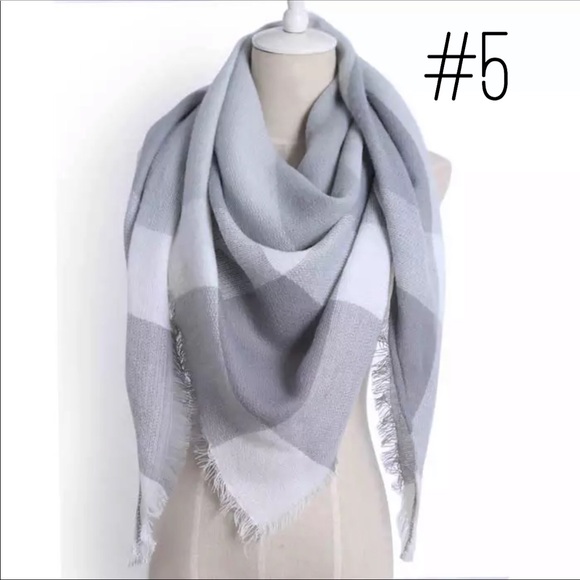 Cashmere Triangle Scarf - Picture 8 of 8